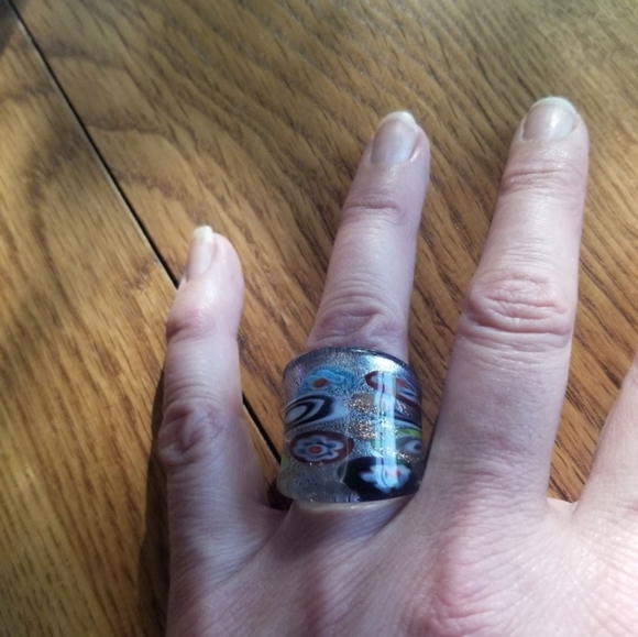Gorgeous Murano Glass Ring. S7 - Picture 3 of 4